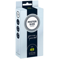 MISTER SIZE méretre szabott óvszer – S (49 mm), 10 db (8)