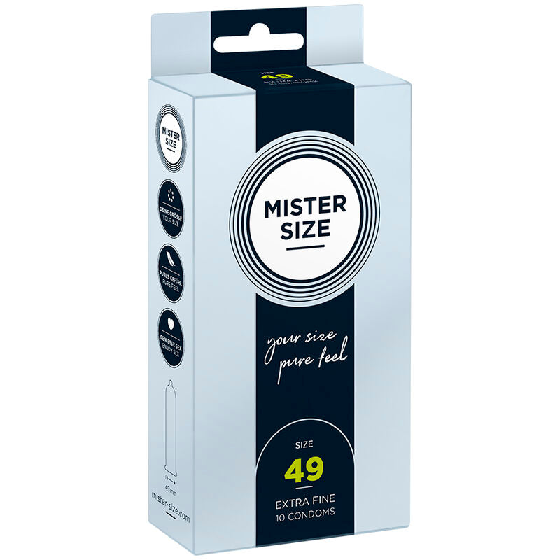 MISTER SIZE méretre szabott óvszer – S (49 mm), 10 db (8)