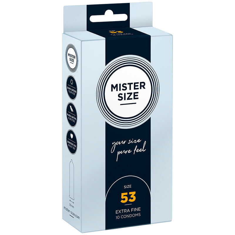 MISTER SIZE méretre szabott óvszer – M (53 mm), 10 db (11)
