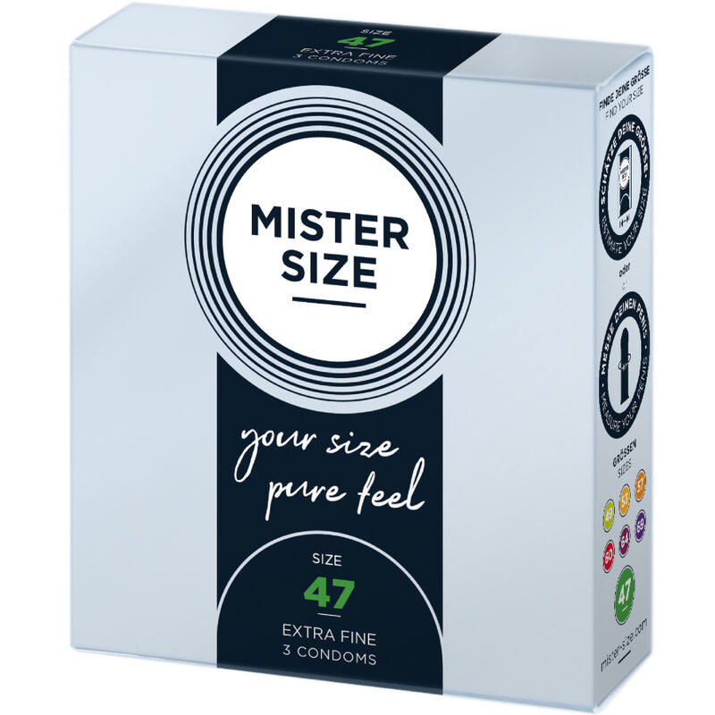 MISTER SIZE méretre szabott óvszer – 3–100 db