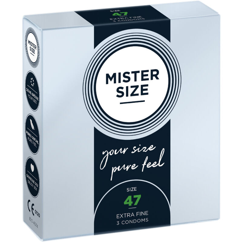 MISTER SIZE méretre szabott óvszer – 3–100 db