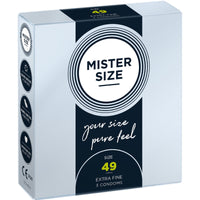 MISTER SIZE méretre szabott óvszer – S (49 mm), 3 db (7)