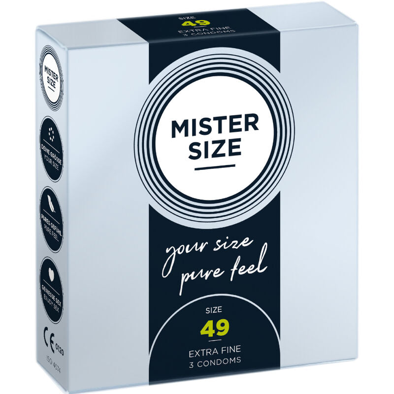 MISTER SIZE méretre szabott óvszer – S (49 mm), 3 db (7)