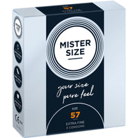 MISTER SIZE méretre szabott óvszer – L (57 mm), 3 db (13)