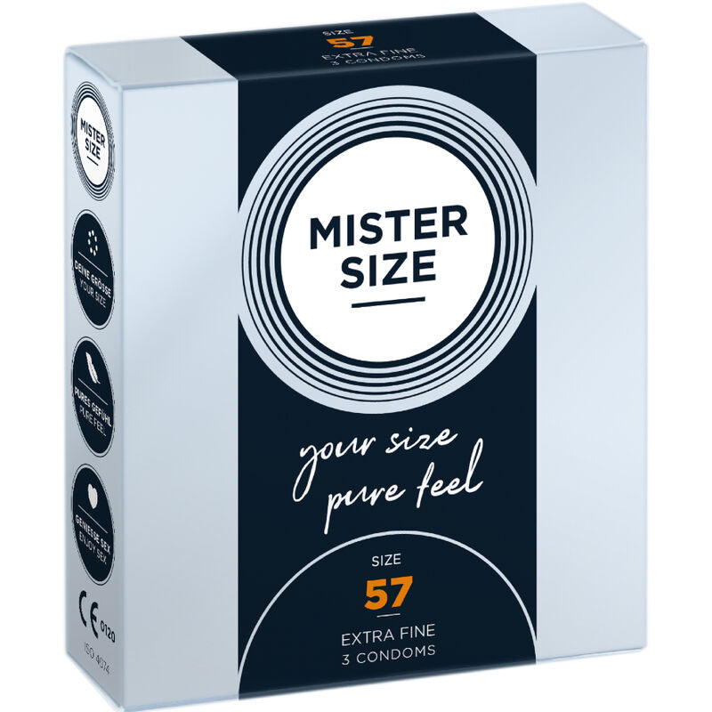 MISTER SIZE méretre szabott óvszer – L (57 mm), 3 db (13)