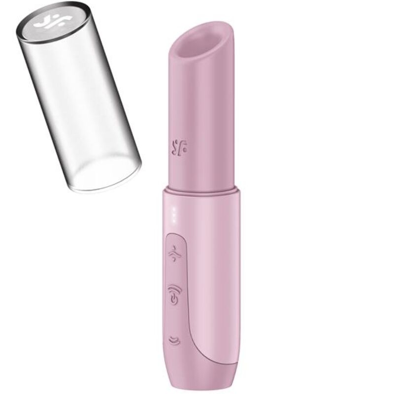 Satisfyer Secret Kiss léghullámos csiklóizgató – rózsaszín