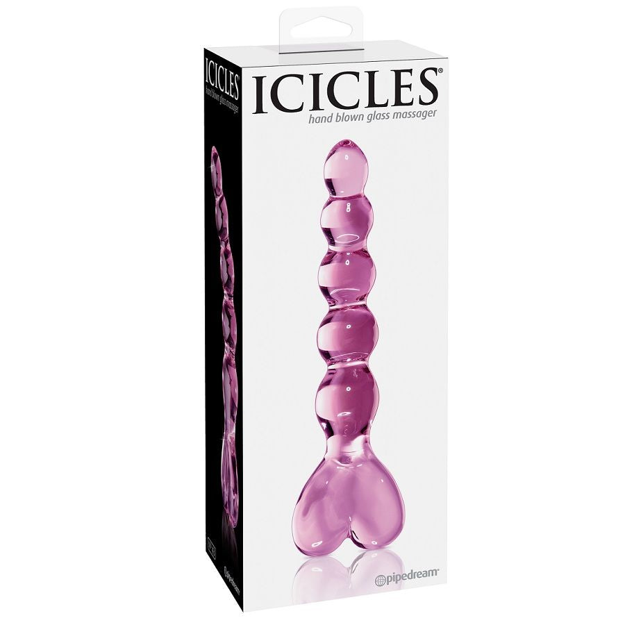 Icicles No. 43 üvegdildó szív alakú fogantyúval