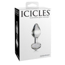 Icicles No. 44 átlátszó üveg análdugó (2)