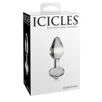Icicles No. 44 átlátszó üveg análdugó (2)