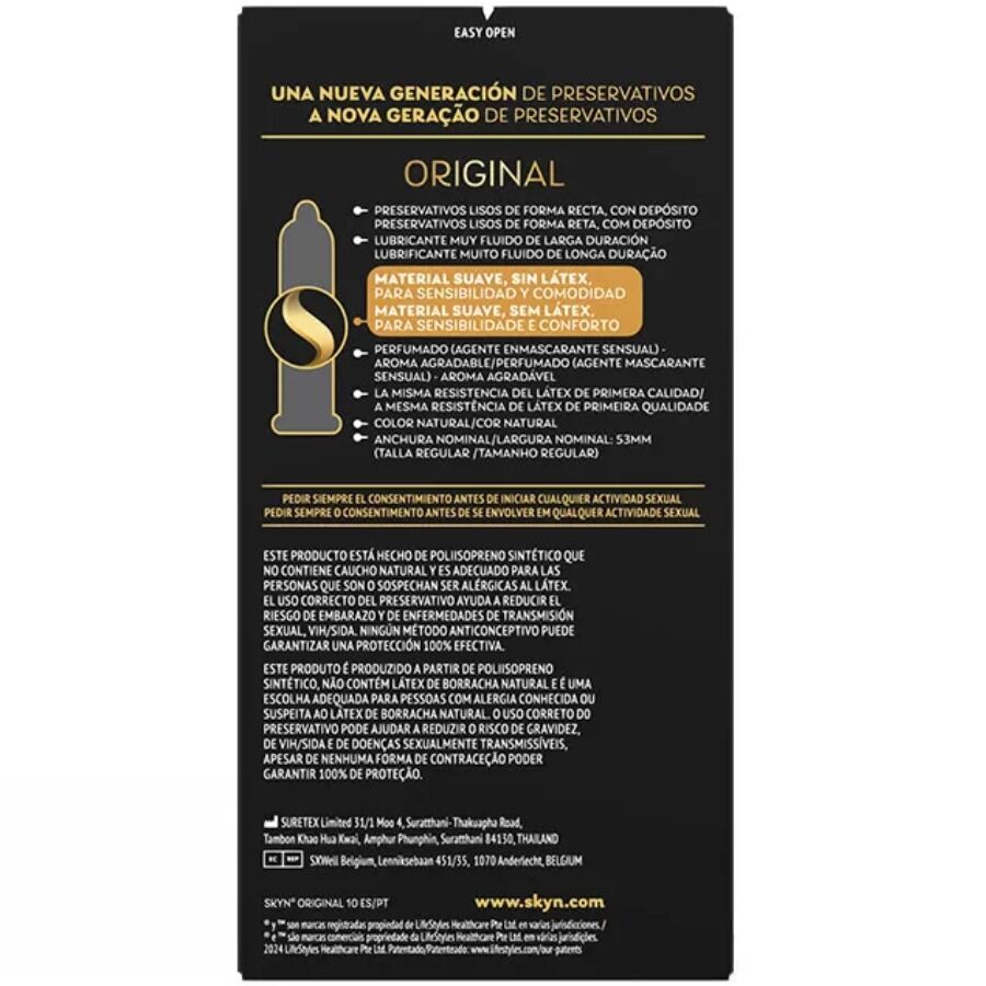 SKYN Original latexmentes óvszer – 10 db