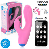 Oninder Cute Love Bunny applikációs nyuszis vibrátor – rózsaszín