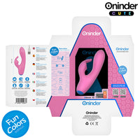 Oninder Cute Love Bunny applikációs nyuszis vibrátor – rózsaszín (6)