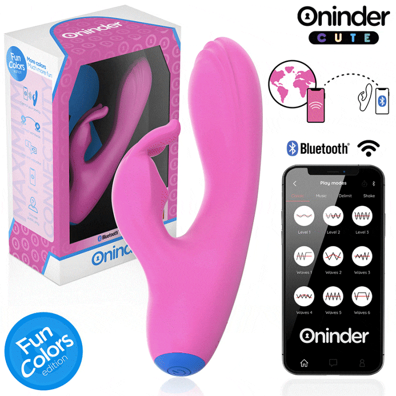 Oninder Cute Love Bunny applikációs nyuszis vibrátor