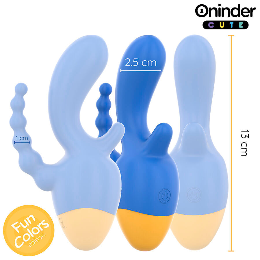 Oninder Cute Love 3 Some hármas applikációs vibrátor (3)