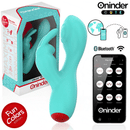 Oninder Cute Love Bunny kopogtató nyuszis vibrátor – türkiz (2)