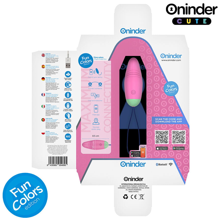 Oninder Cute Love Pleasure 360 forgó vibrotojás (8)