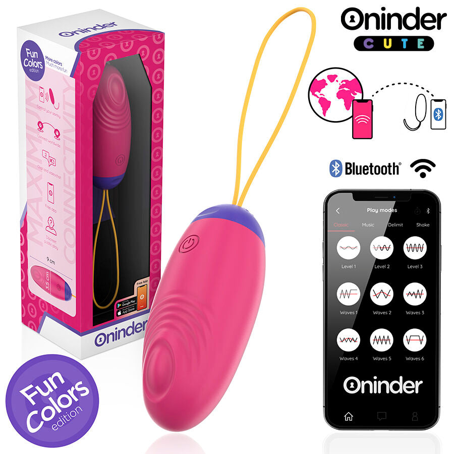 Oninder Cute Love Pleasure kopogtató vibrotojás (3)