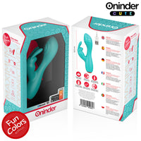 Oninder Cute Love Bunny kopogtató nyuszis vibrátor – türkiz (8)