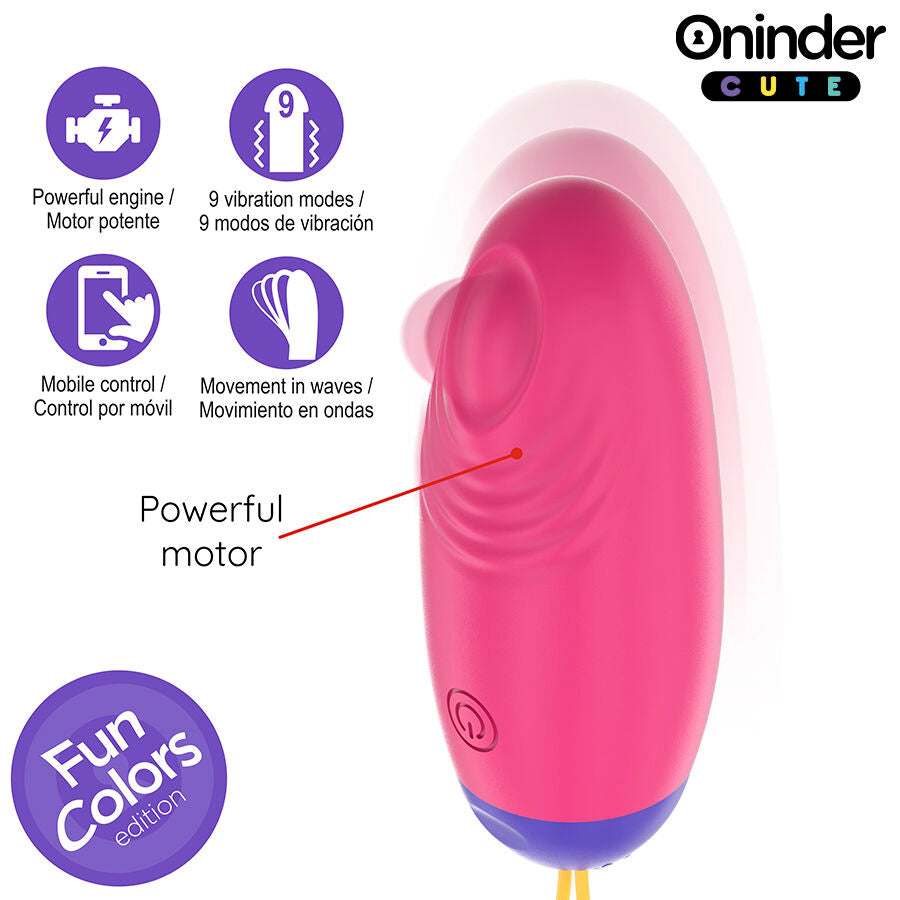 Oninder Cute Love Pleasure kopogtató vibrotojás (6)