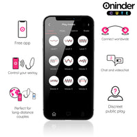 Oninder Cute Love Pleasure kopogtató vibrotojás (5)