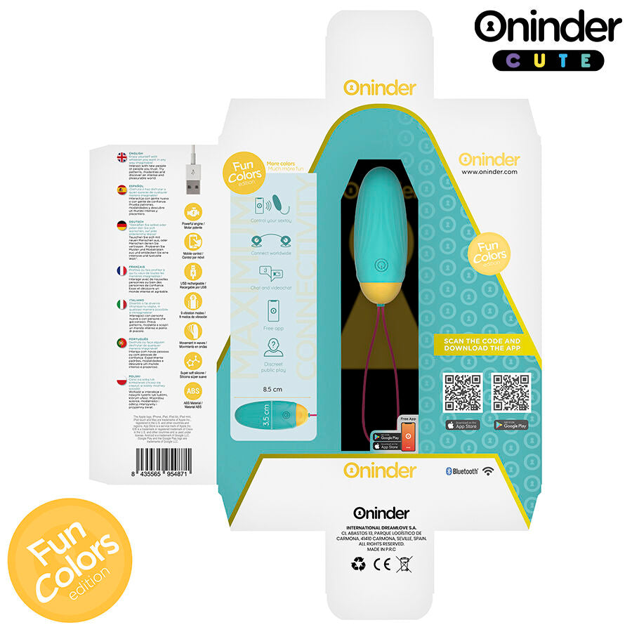 Oninder Cute Love Pleasure Gem forgó vibrotojás (8)