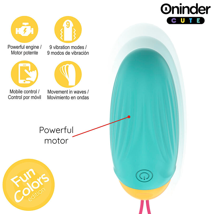 Oninder Cute Love Pleasure Gem forgó vibrotojás (6)