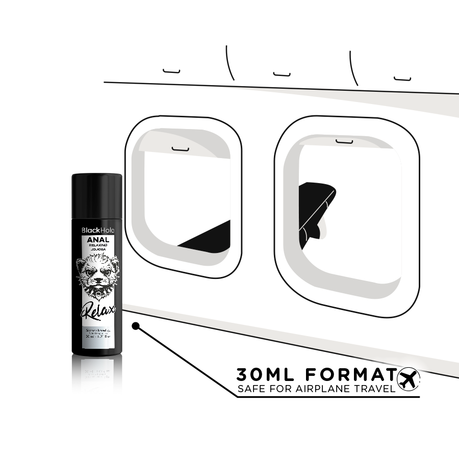 Black Hole Relax jojobás, szilikonbázisú anál síkosító – 30 ml (5)
