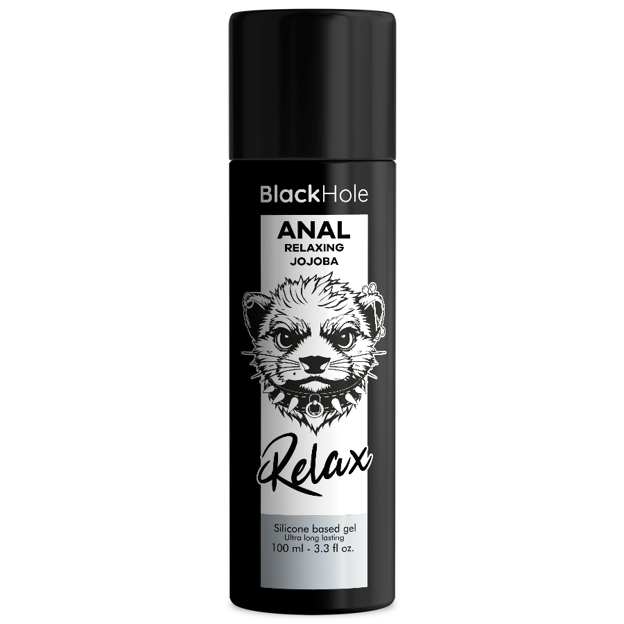 Black Hole Relax jojobás, szilikonbázisú anál síkosító – 100 ml