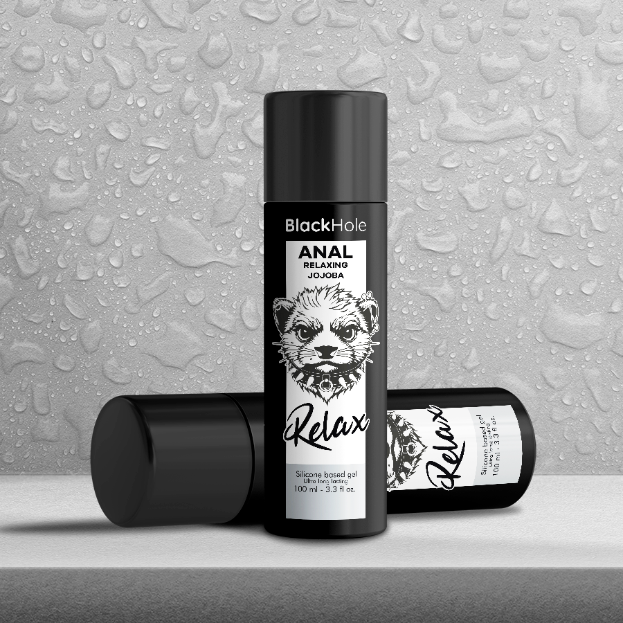Black Hole Relax jojobás, szilikonbázisú anál síkosító – 100 ml (6)