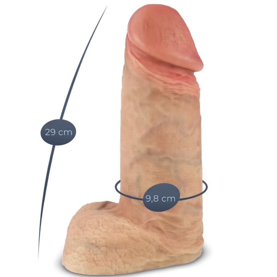 Silexd Model 1 Xtreme élethű óriásdildó, 28 cm (5)