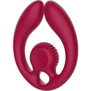 Snail Vibe Gizi Duo távirányítós párvibrátor – bordó (4)