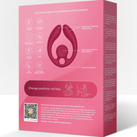 Snail Vibe Gizi Duo távirányítós párvibrátor – bordó (9)