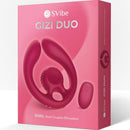 Snail Vibe Gizi Duo távirányítós párvibrátor – bordó (8)