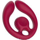 Snail Vibe Gizi Duo távirányítós párvibrátor – bordó