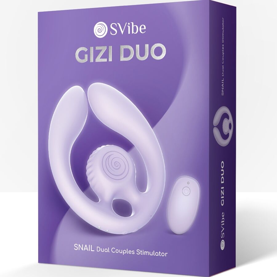 Snail Vibe Gizi Duo távirányítós párvibrátor – lila (8)