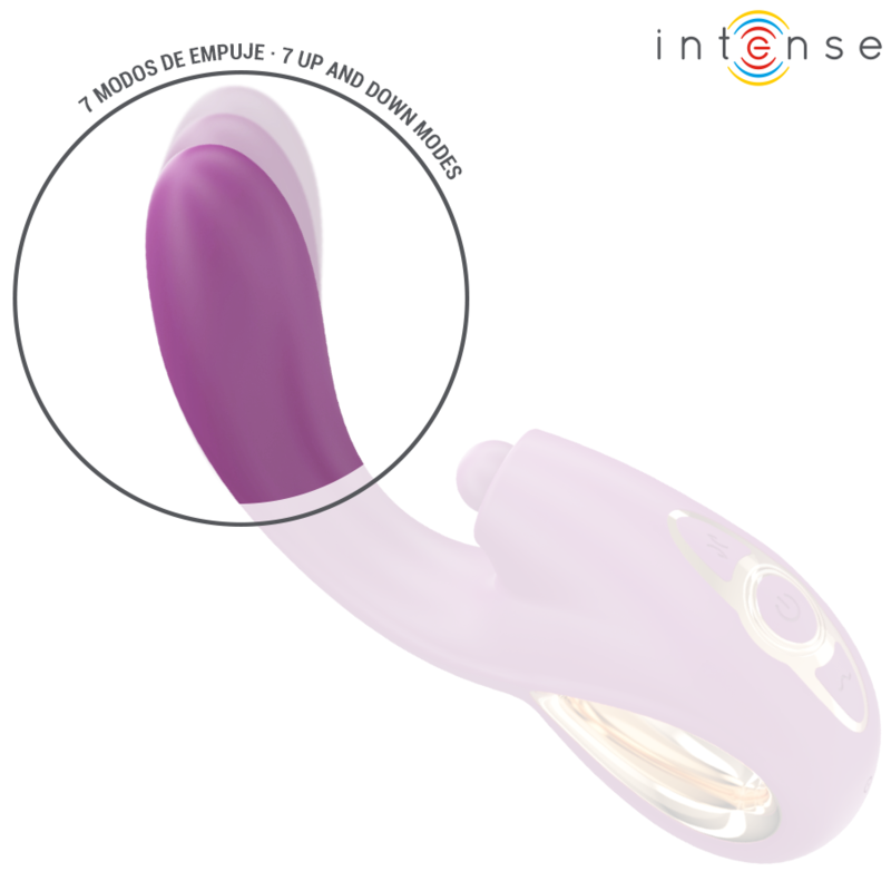 Intense Lali lökő, kopogtató G-pont-vibrátor – lila (4)
