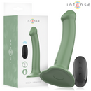 Intense Becca tapadókorongos távirányítós vibrátor – zöld
