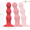 Intense Cody tapadókorongos távirányítós vibrátor – piros (3)