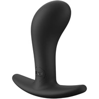 Fun Factory Bootie análdugó fekete, S kicsi méret testbarát szilikonból, diszkrét, mégis izgalmas popsi játékhoz.