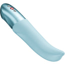 Fun Factory Diva Dolphin Kék színű – oldalnézet, kényelmes fogás, pontos G-pont stimuláció, sima felszín