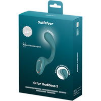 Satisfyer G for Goddess 2 nyuszis vibrátor – Palackzöld, 5. kép