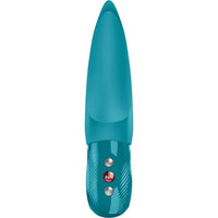Türkiz Fun Factory Volta vibrátor, ergonomikus fogás, különleges kettős stimuláció, vízálló kivitel.