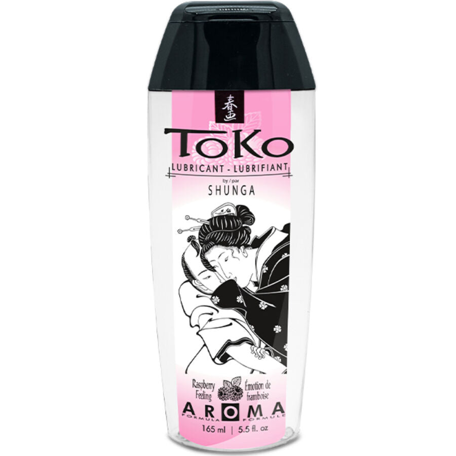 Shunga Toko Aroma ízesített vízbázisú síkosító – 165 ml – Málna (8)