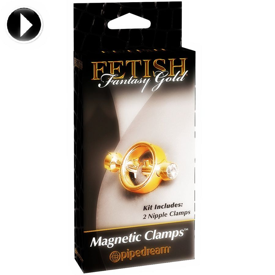 Fetish Fantasy Gold mágneses mellbimbócsipesz (4)