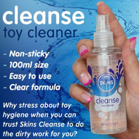 Skins Cleanse szexjáték-tisztító spray – 100 ml (2)