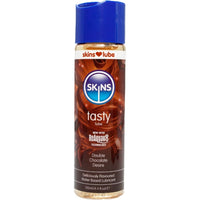 Skins Tasty ízesített vízbázisú síkosító – 130 ml – Dupla csoki (3)