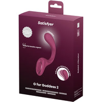 Satisfyer G for Goddess 2 nyuszis vibrátor – Bordó, 6. kép