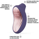 Lelo Sona 3 Lila csiklóizgató SonicWave technológiával, hullámos belső fej, átlátható magyarázó grafikával