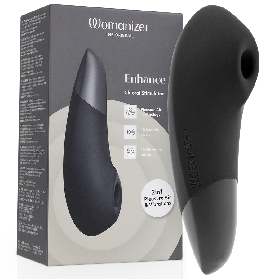 Womanizer Enhance léghullámos és rezgő csiklóvibrátor