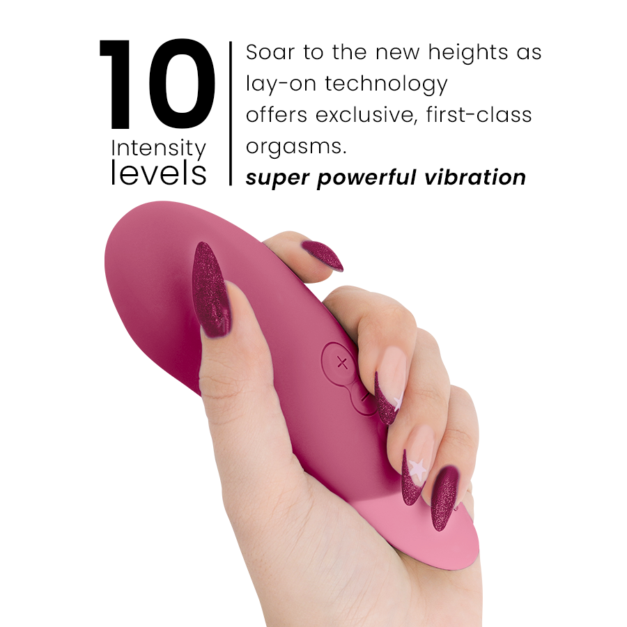 Womanizer Vibe Lay-on Mályva színű csiklóvibrátor 10 extra érzéki funkcióval